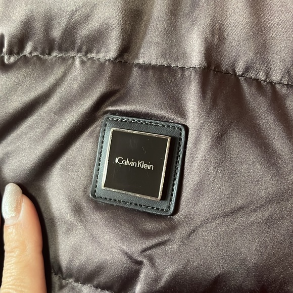 EUC Calvin Klein Brown down puffer jacket - Picture 7 of 16